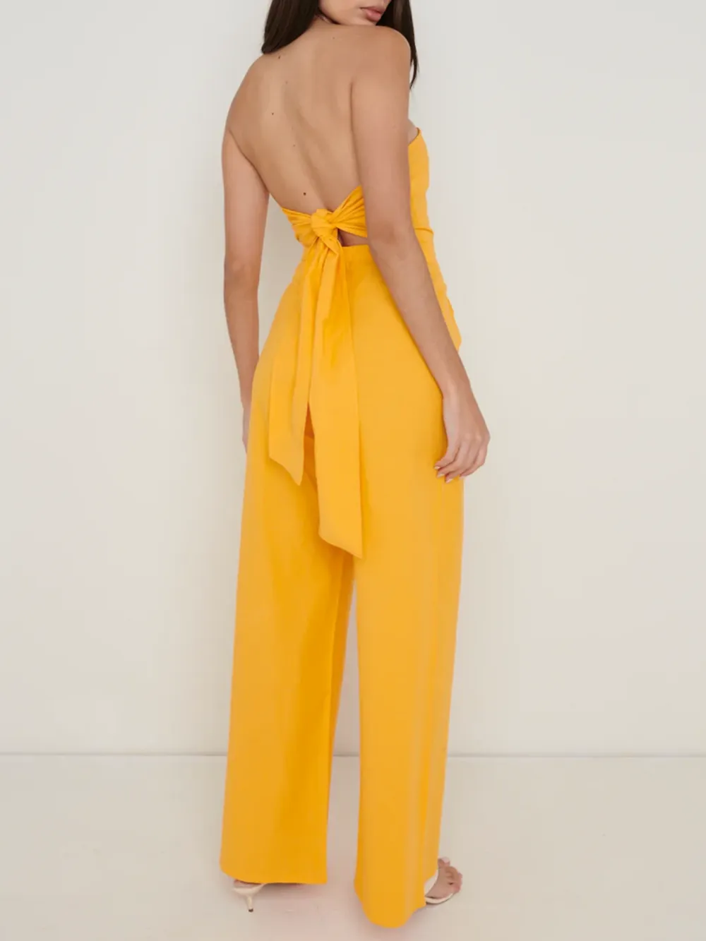 Sleeveless Bandeau Jumpsuit