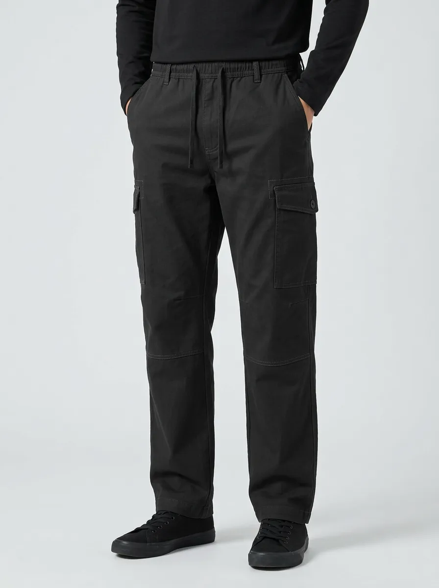 Utility Tactical Multi-Pocket Printed Men's Cargo Pants