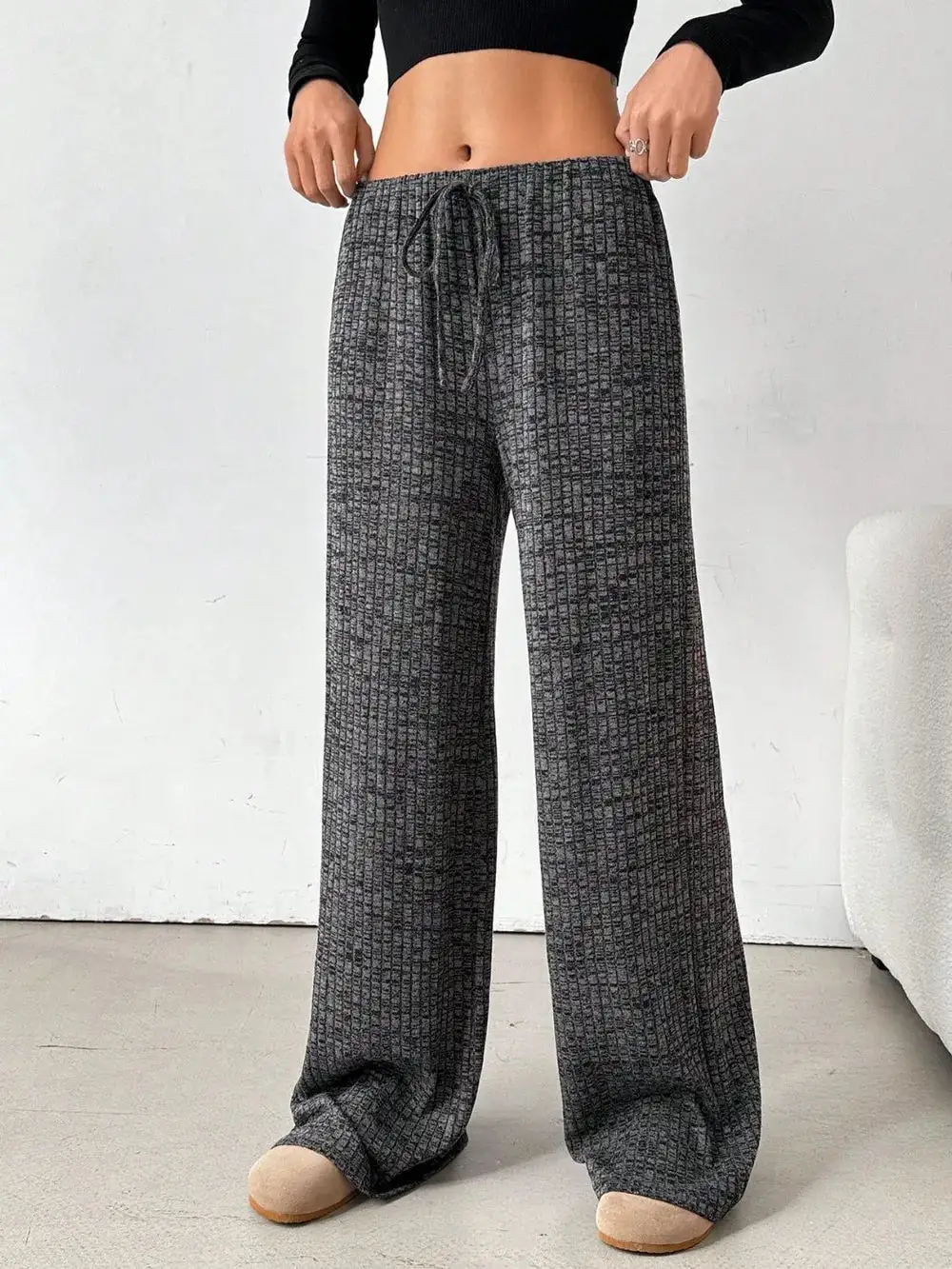 Modern Tie Waist Tie Detail Pants