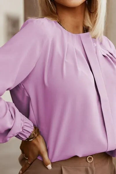 Relaxed Crew Neck Shirt