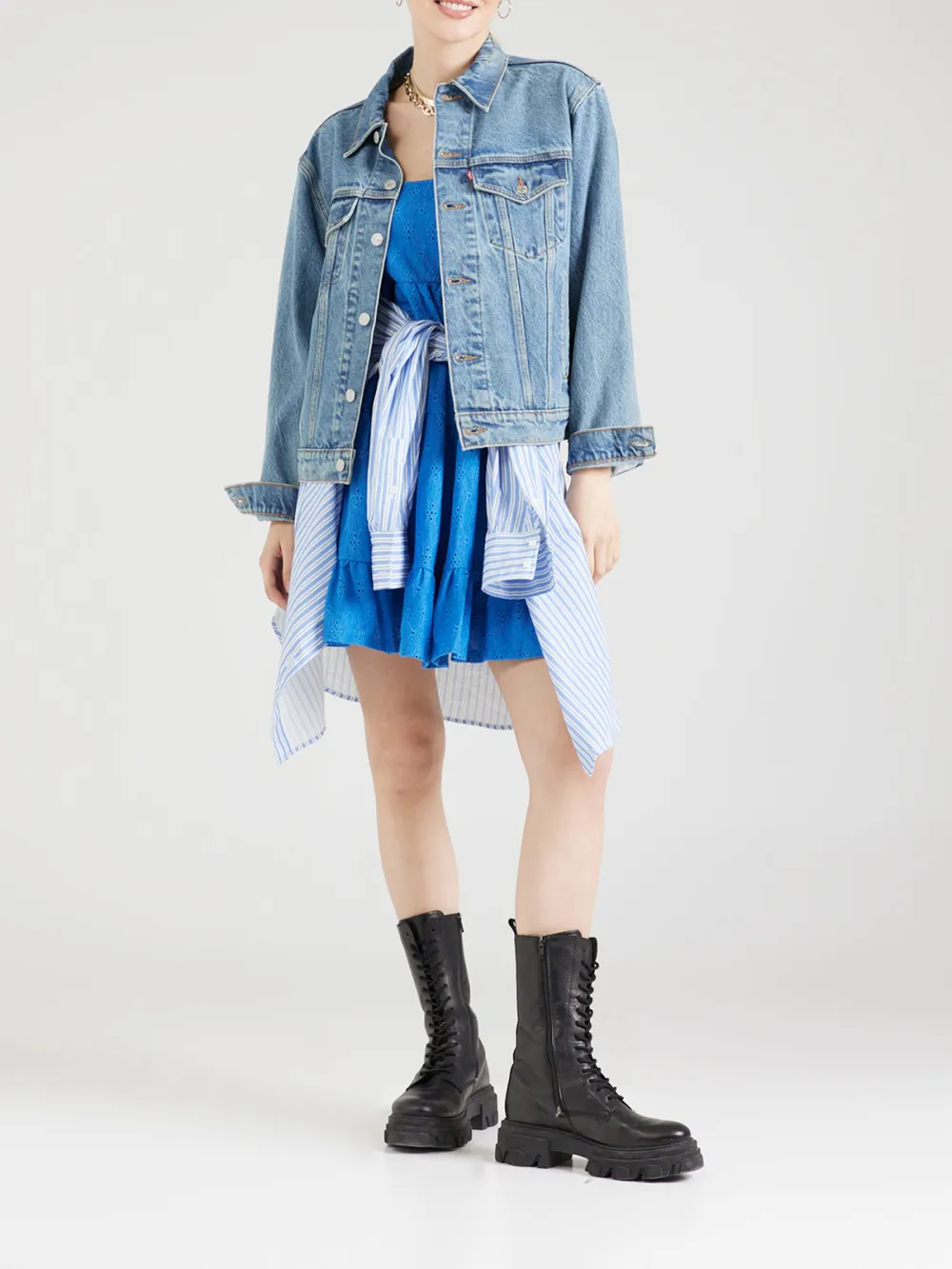 Plain Colored Casual Style Sleeveless Dress