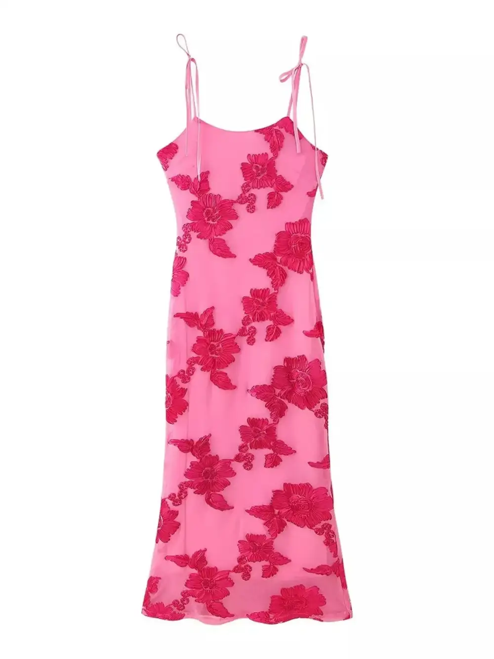Balanced Detail Floral Maxi Dress