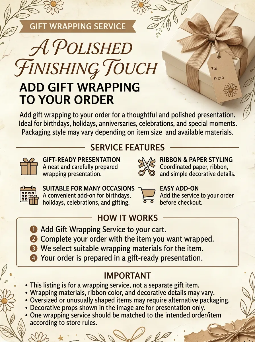 Ribbon Gift Wrapping Service