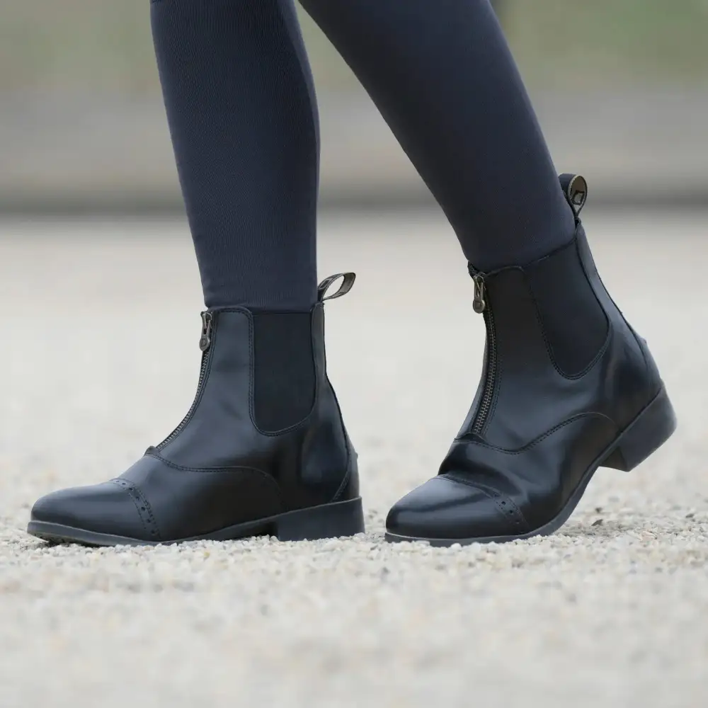 Black Childrens Foundation Zip Paddock Boots II