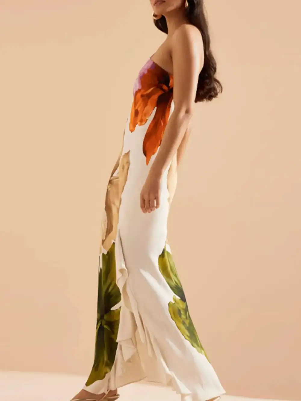 Floral Printed Maxi Dress