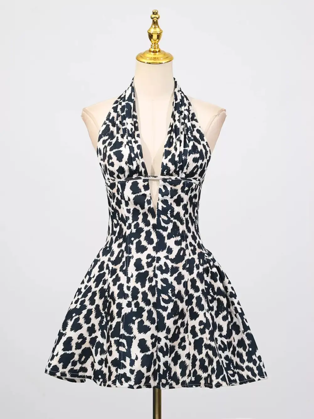 Animal Print Mini Dress