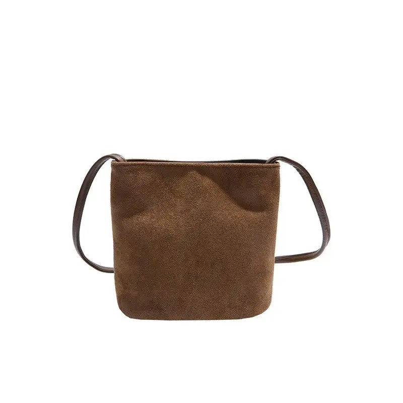 Compact Retro Handbag with Pendant