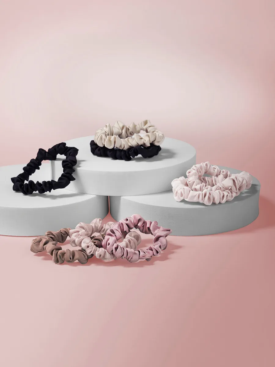 Satin Hair Ties Pack