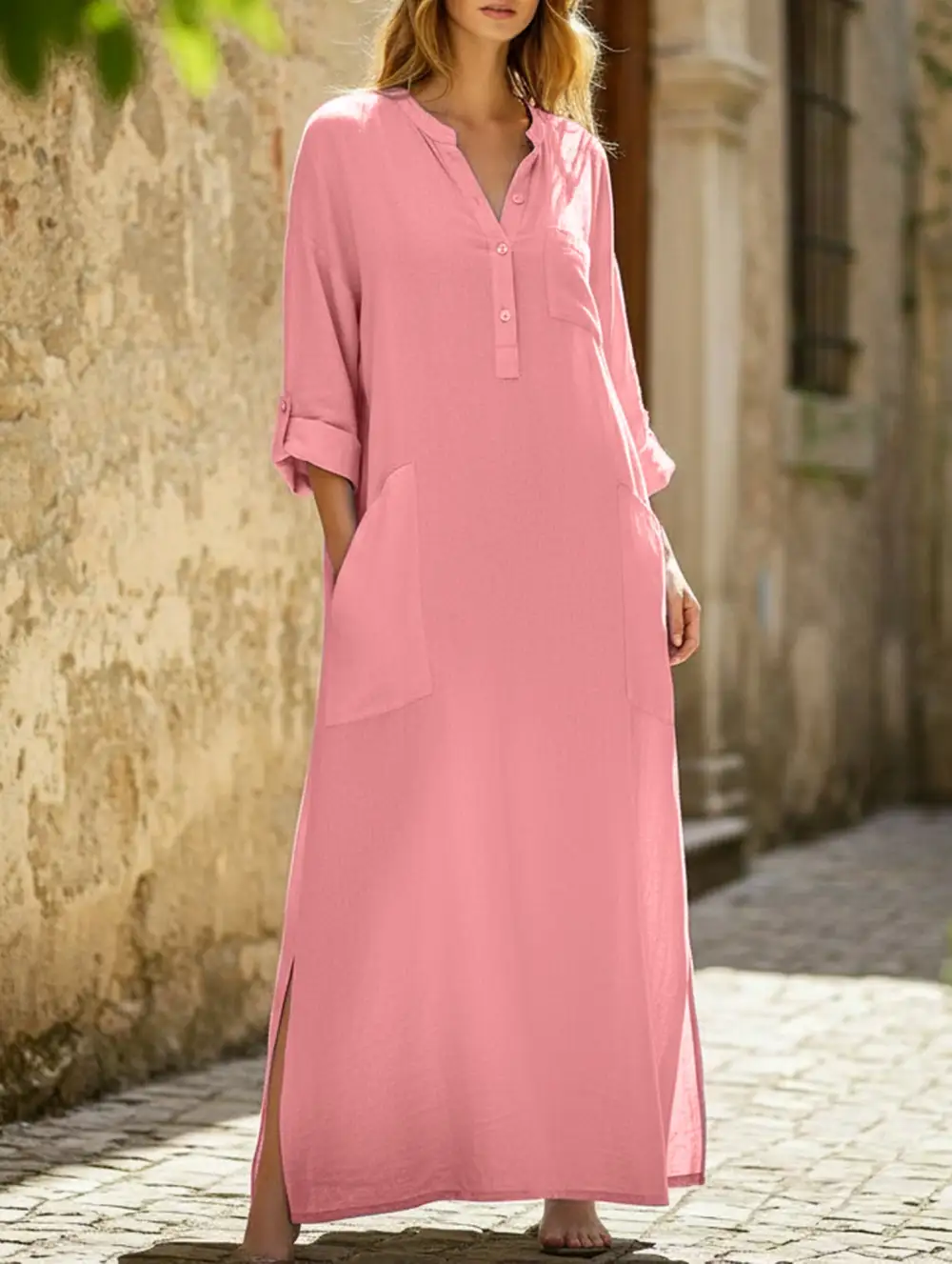 Relaxed Fit Simple Irregular Dress