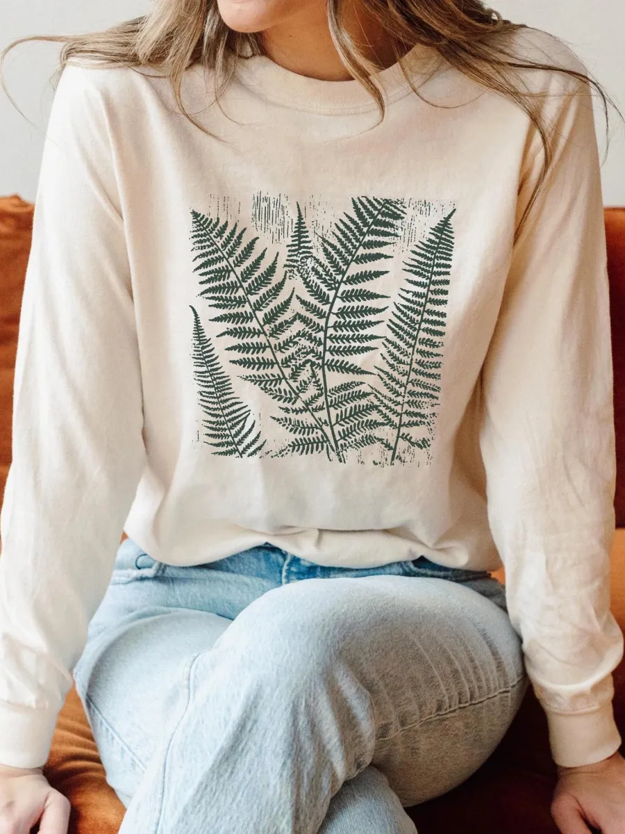 Fern Botanical Print T-Shirt