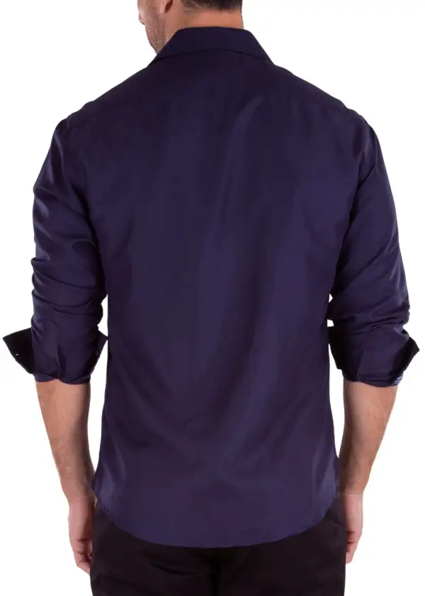 Pocket Front Long Sleeve Button Shirt