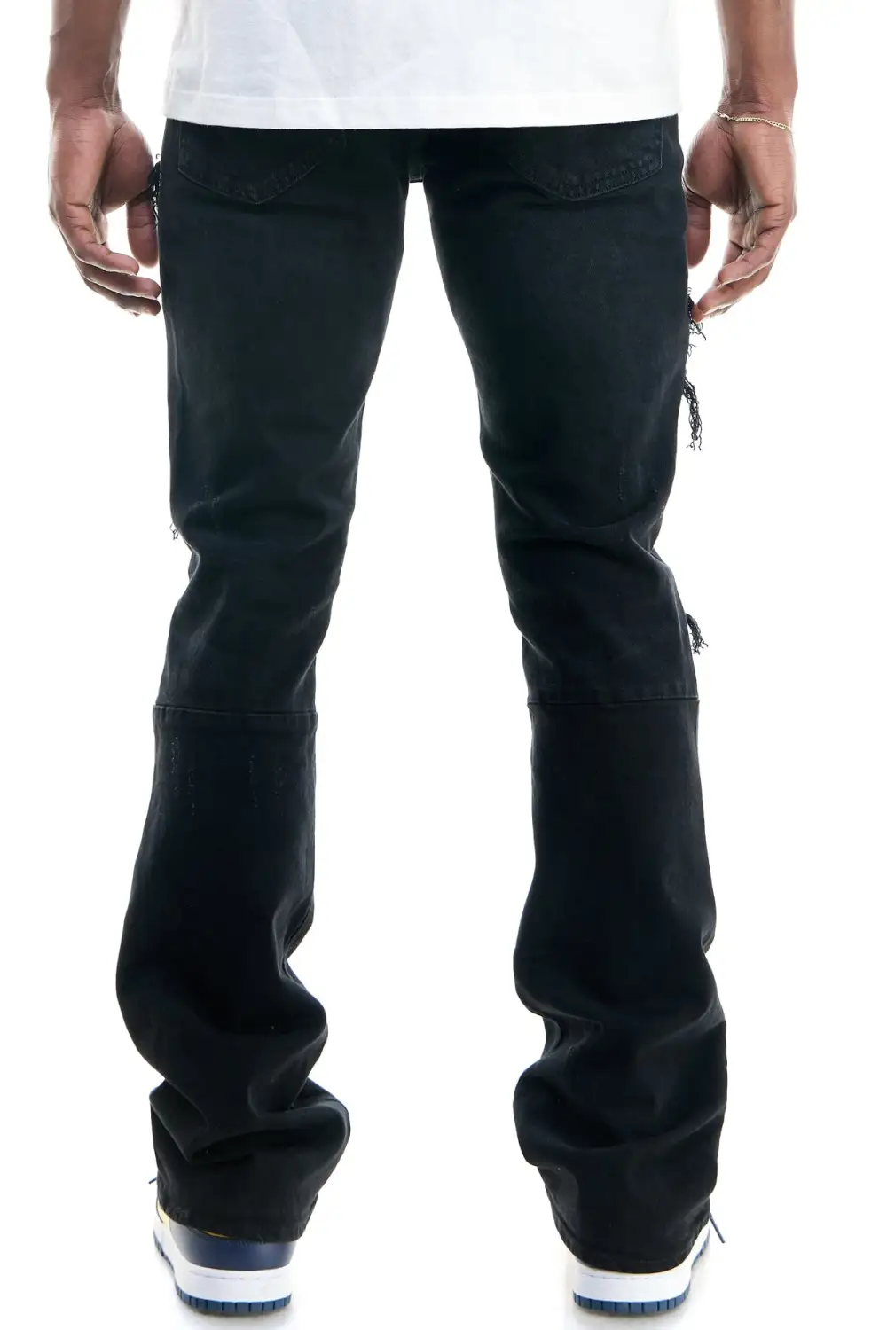 Men's Relaxed Flare Skinny Stacked Jeans