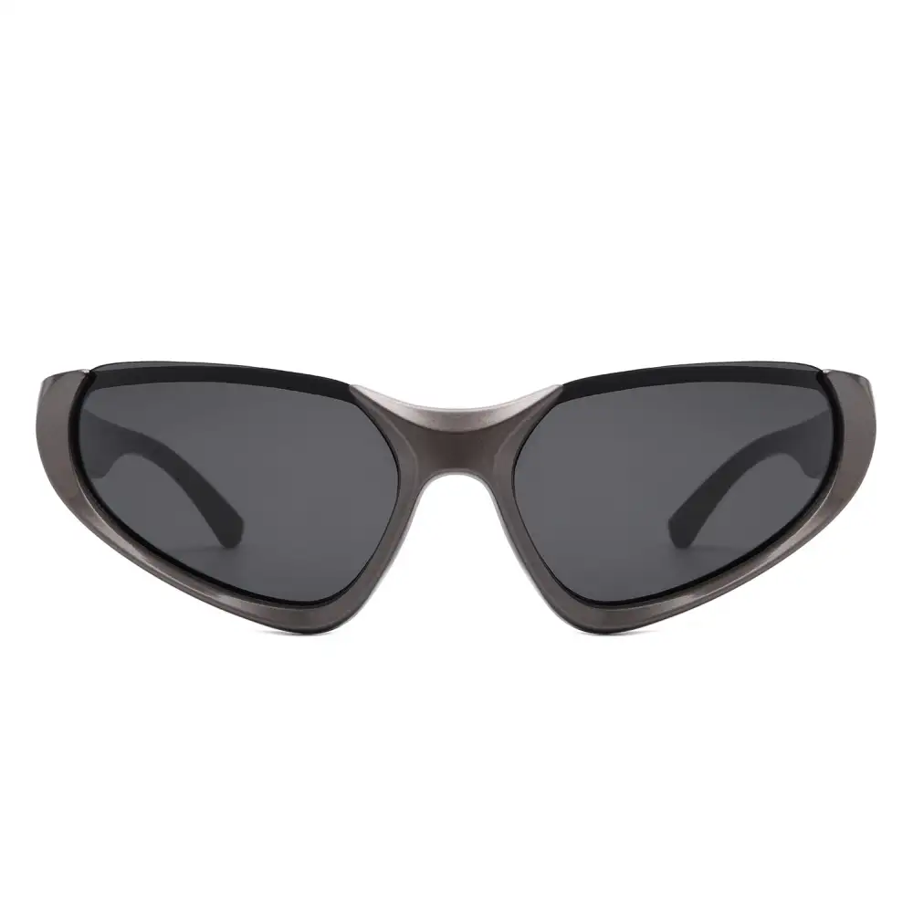 Rectangle Round Frame Sunglasses