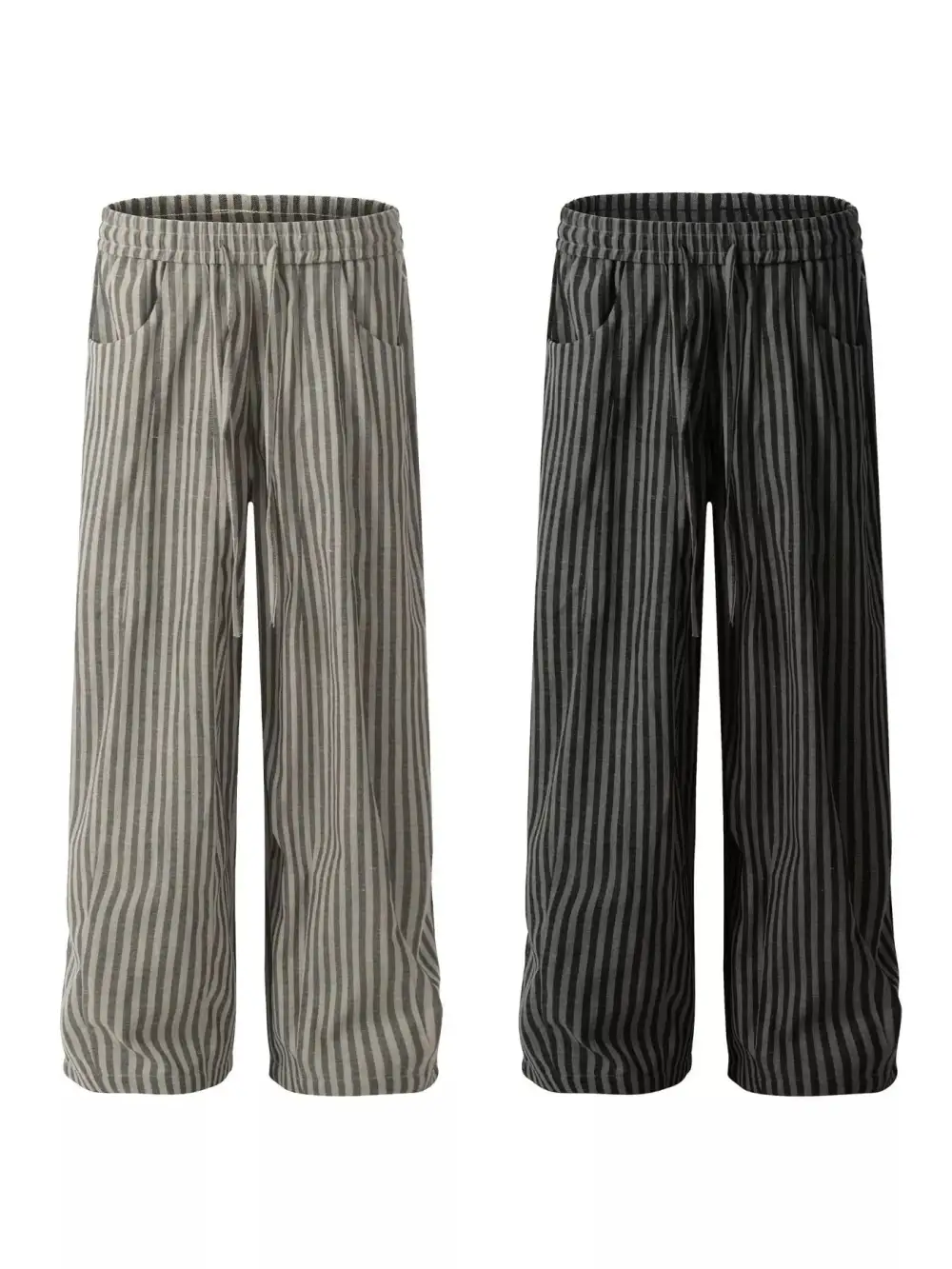 Men's Striped Casual Drawstring Pants