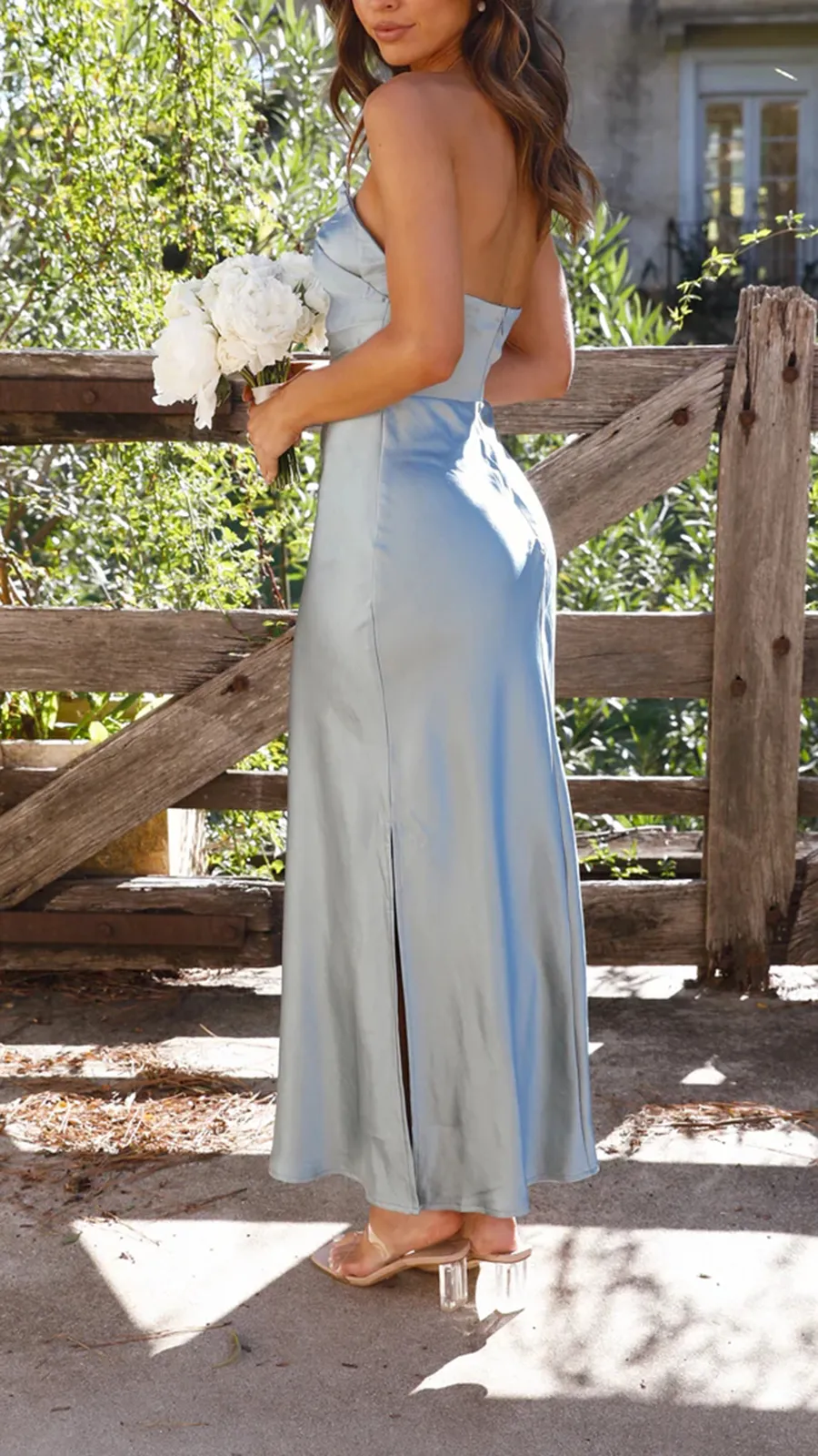 Strapless Design Dress