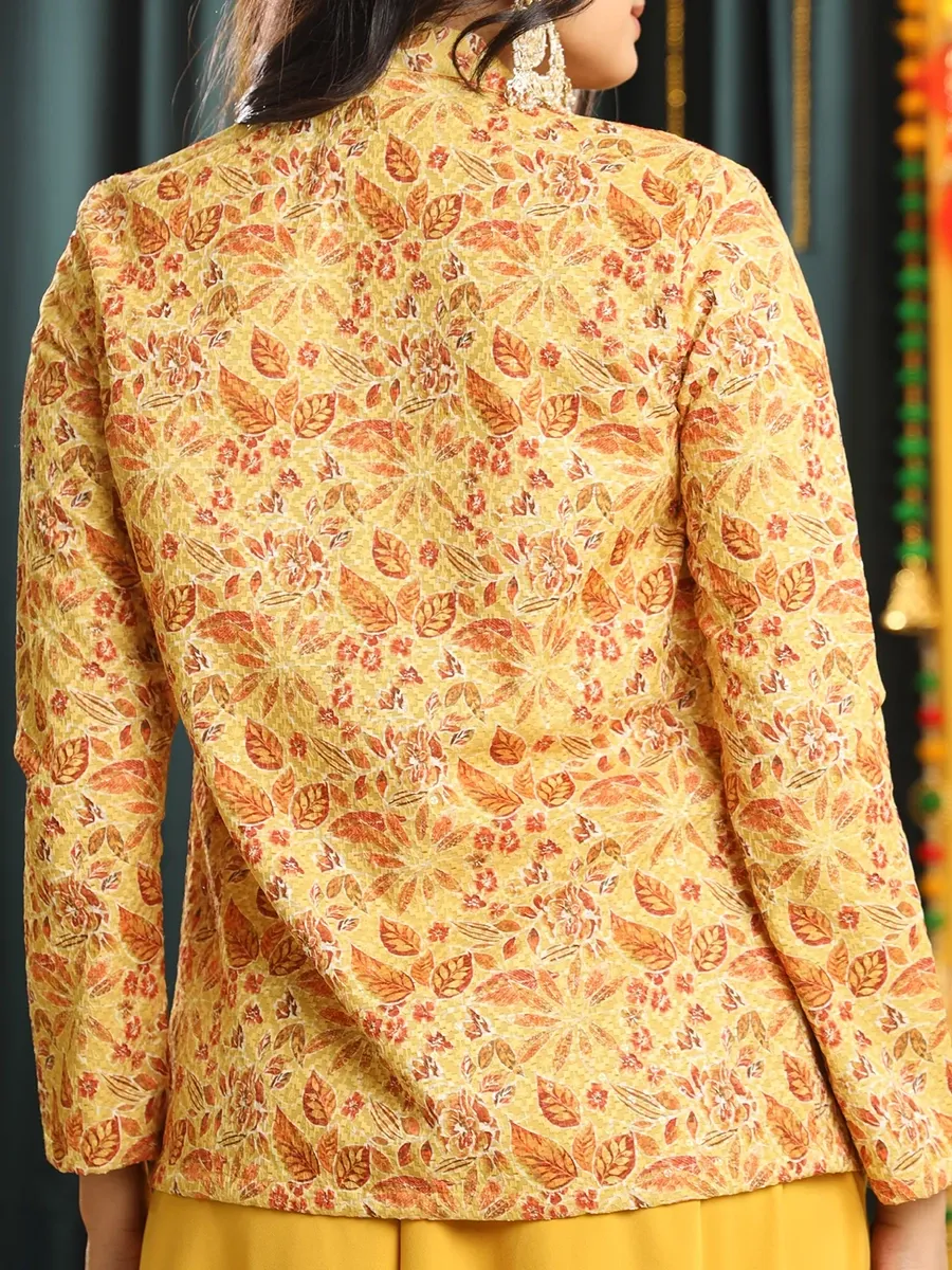 A Colorful Floral Embroidered Ladies' Jacket