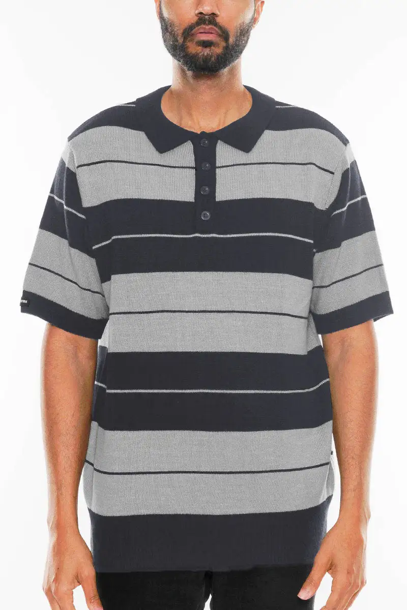 Side Striped Polo Shirt