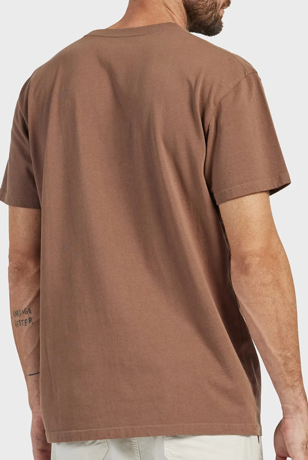 Short Sleeve Crew Neck Slub Tee