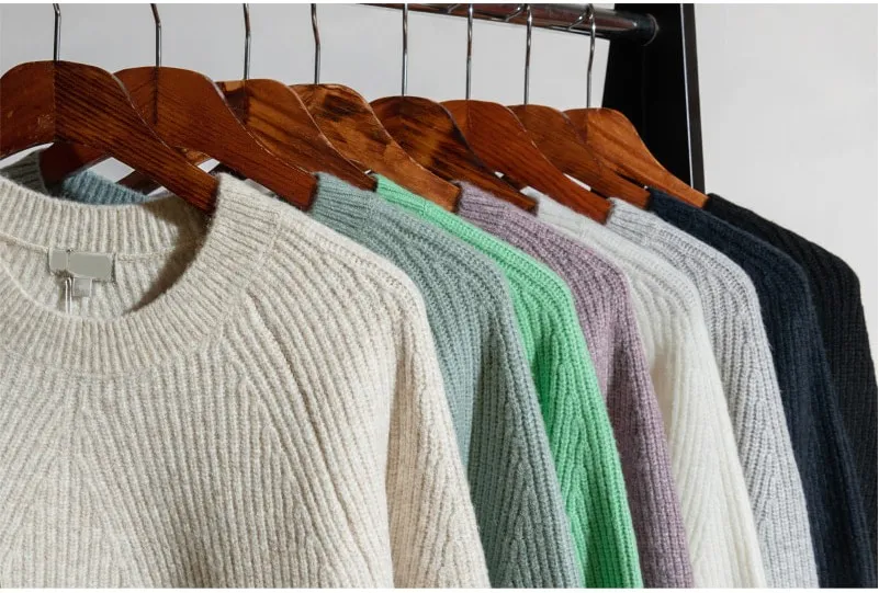 🔥Last Day 80% Off-Shoulder Line Heavy Cashmere Wool Knit