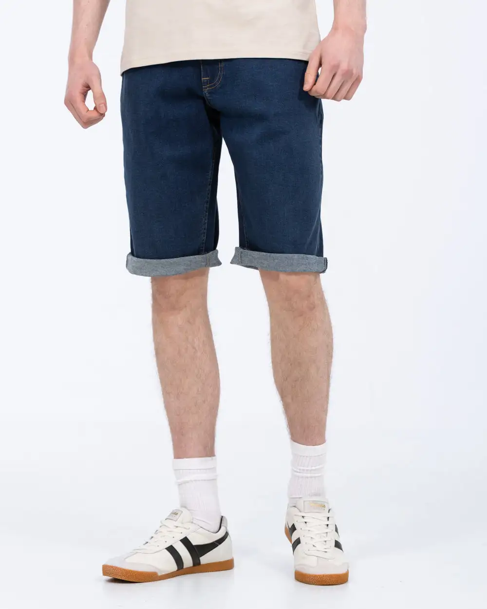 Clean Regular Fit Denim Shorts