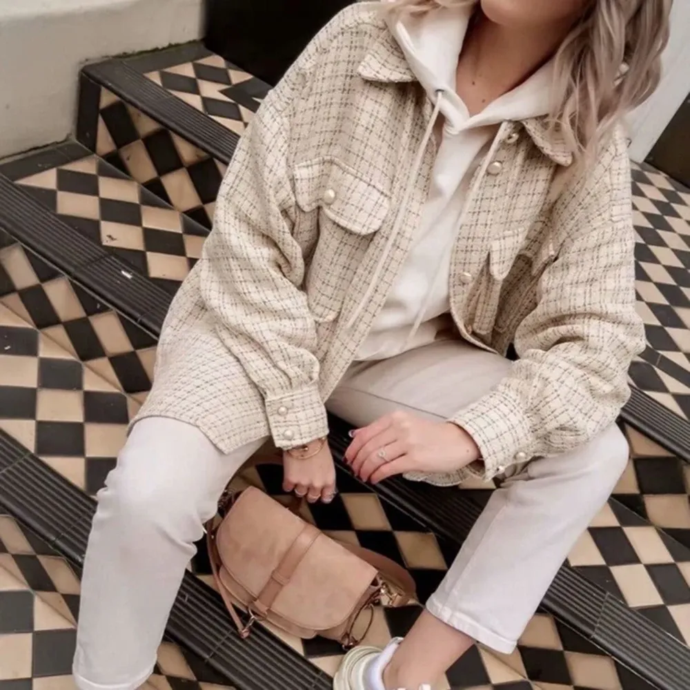 Oversized Vintage Plaid Shirt