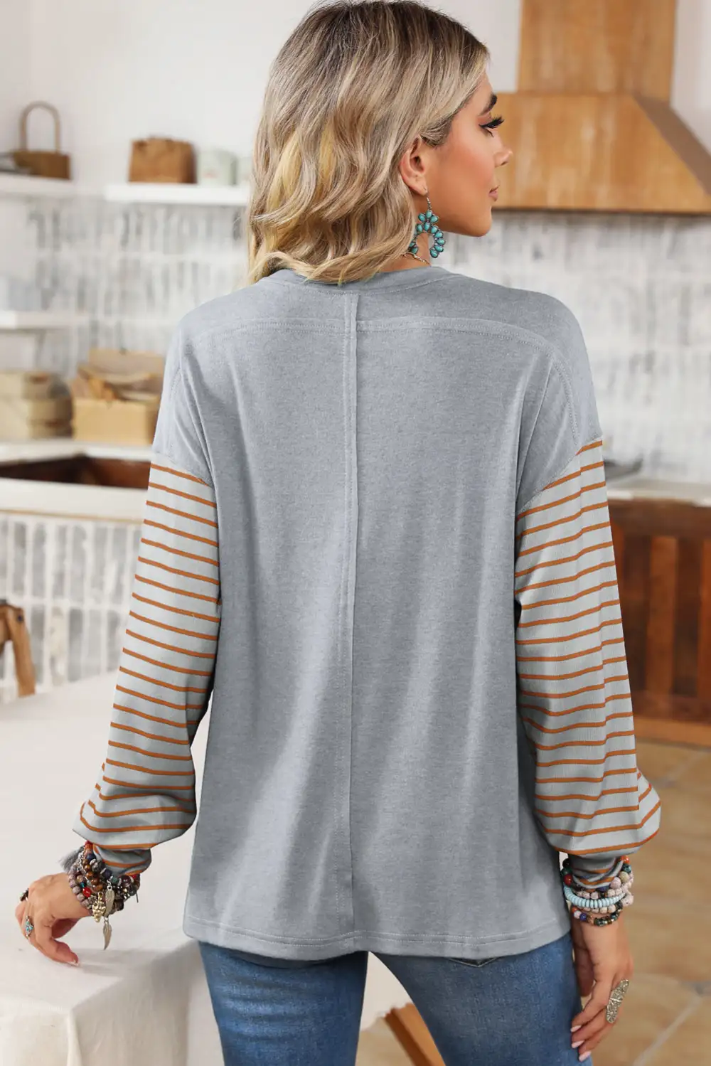 Textured Striped Top