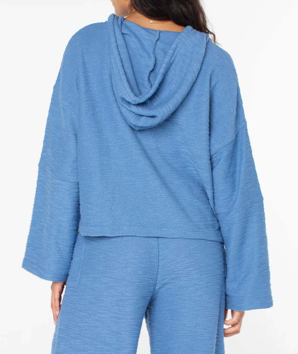 Solid Color Simple Hooded Sweatshirt