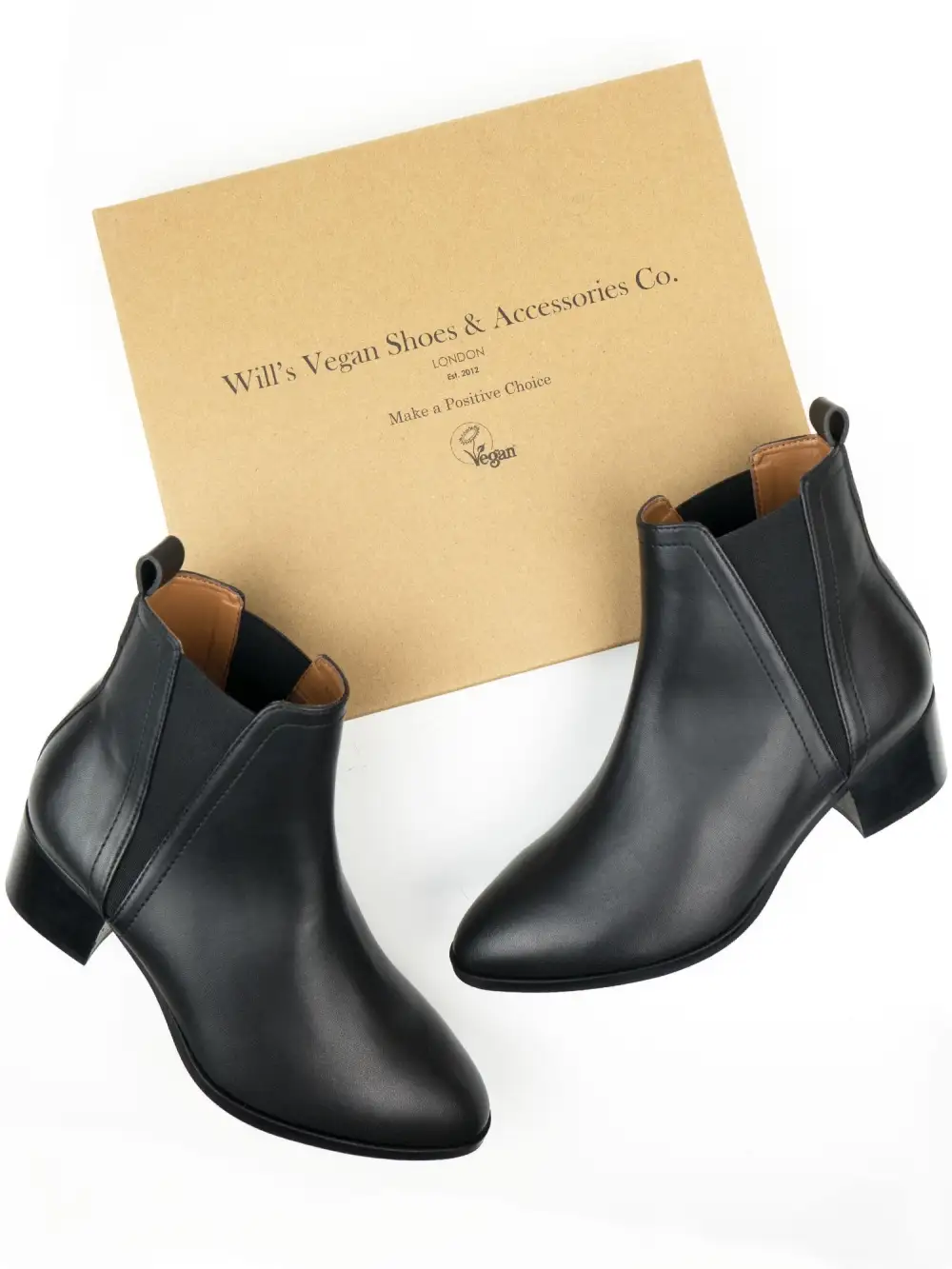 Women's Clean Modern Water Resistant Pointed Toe Chelsea Boots
