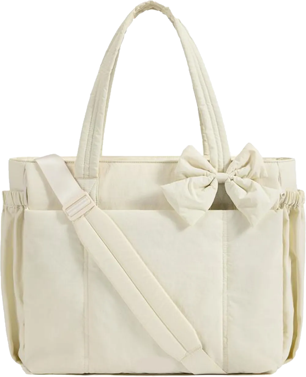 💕 Crush Bow Tote Bag for Women – Chic, Roomy & Ready for Anything