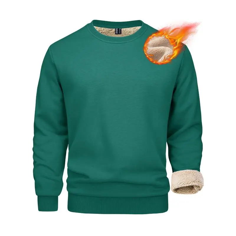 🧥 Men’s Sherpa Lined Sweatshirt – Cozy Warmth, Everyday Style