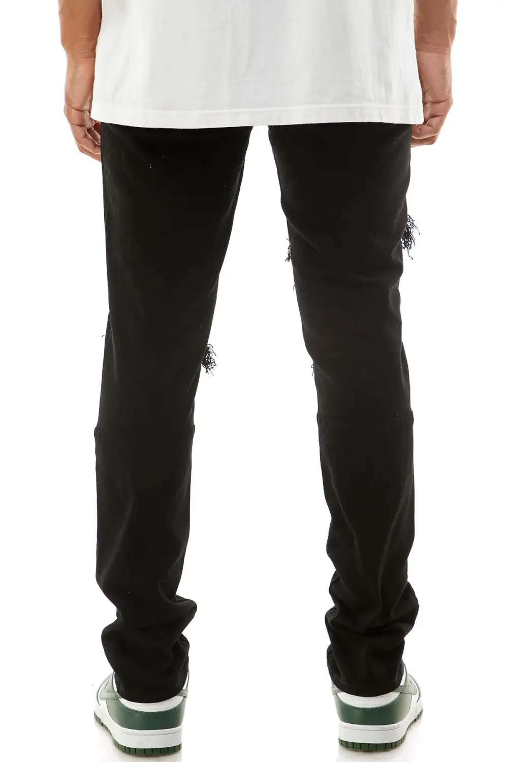Men's Streetwear Skinny Patchwork Stretch Jeans