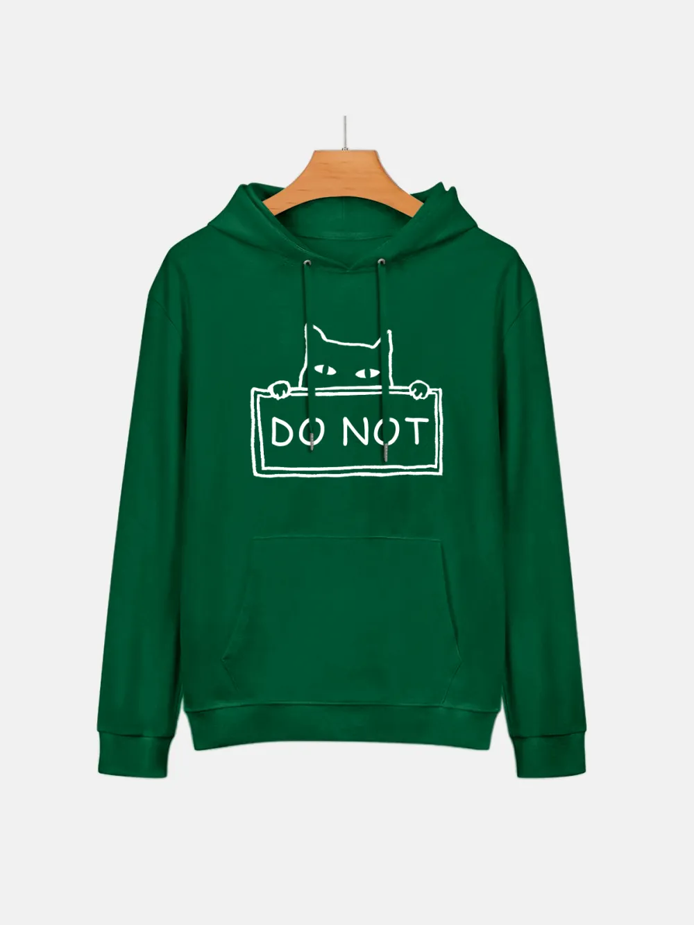 Do Not Pattern Printed Hoodie