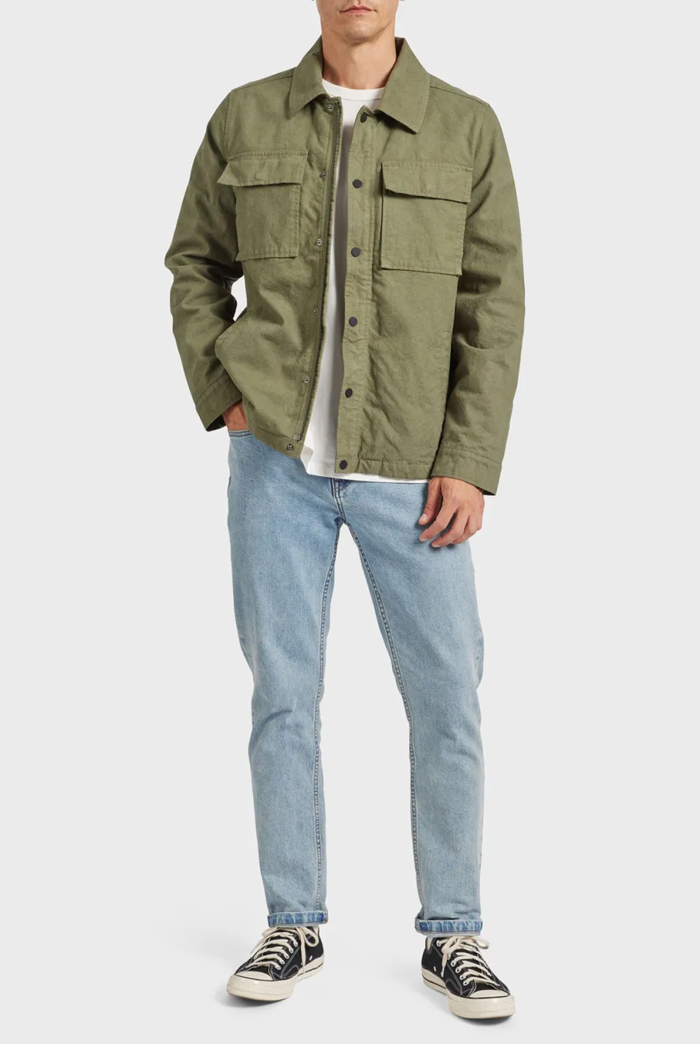 Evergreen Corduroy Shirt Jacket