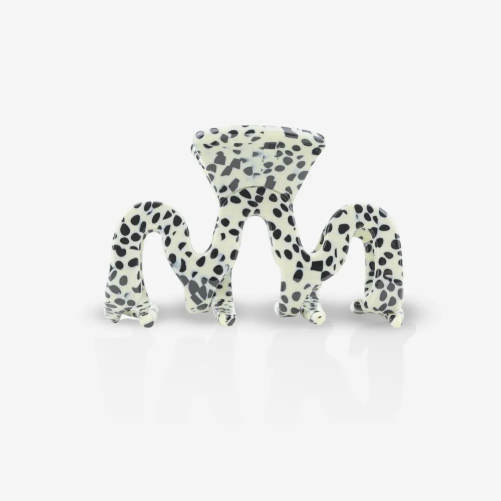 Fashion Forward Wave Polka Dot Hair Clip