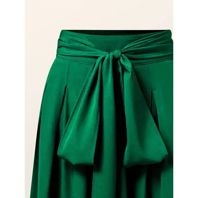 Women's Versatile Wide Leg Loose Fit Pleated Pants