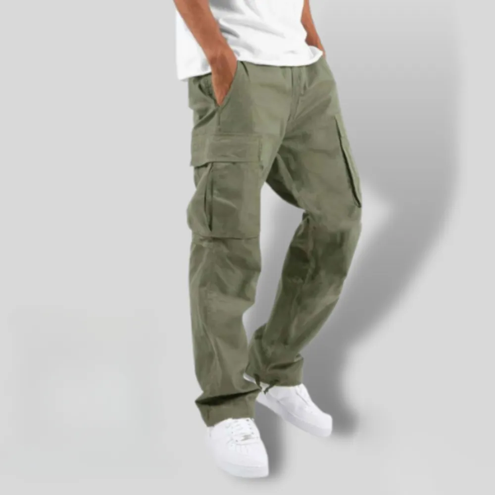 Men's Cargo Pants Relaxed Fit with Multiple Pockets