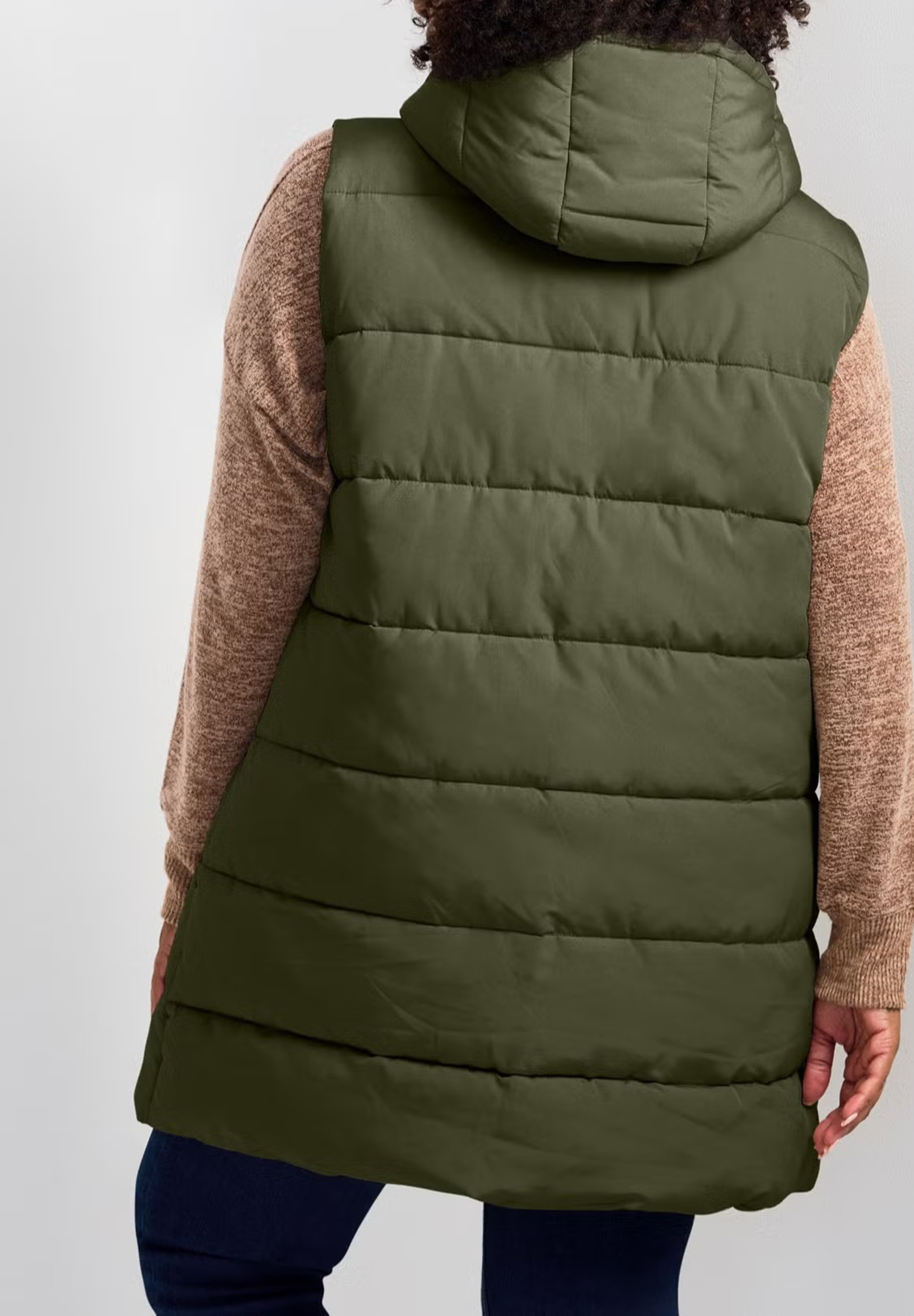 Down Jacket Hooded Vest