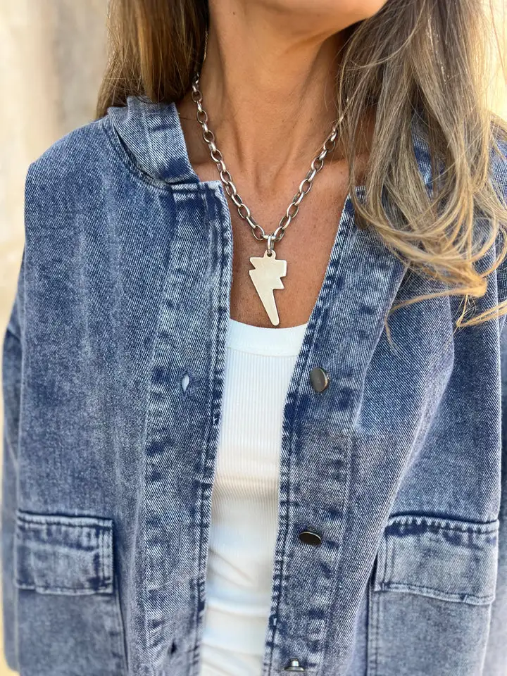 [3Pack]Fashion Denim Jacket