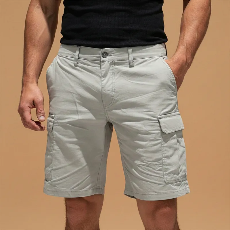 Men's Easygoing Straight Fit Cargo Shorts for Weekend Outfits