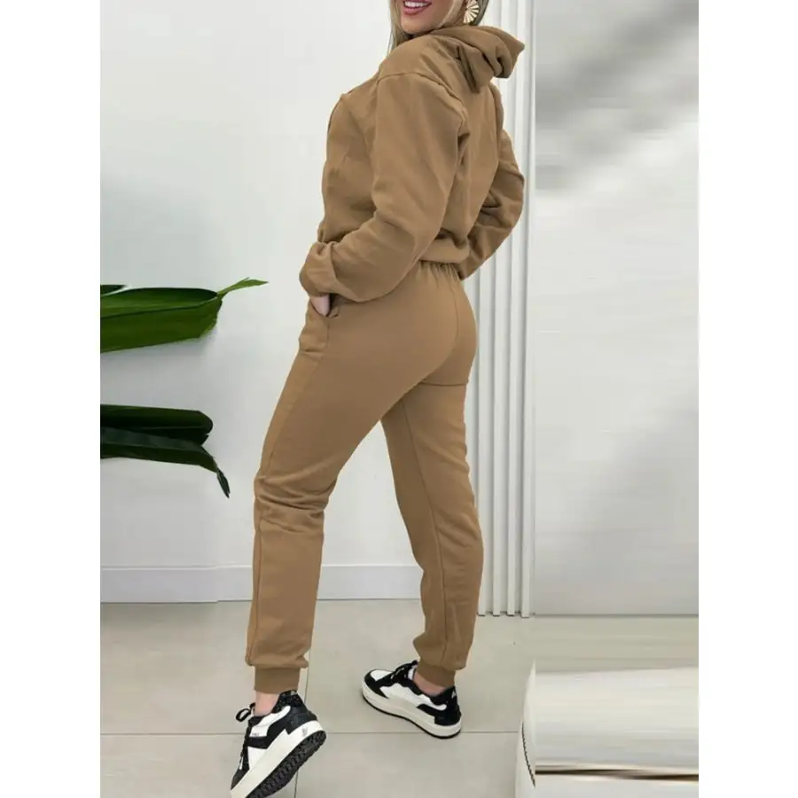 Long Sleeve Hoodie and Joggers Set