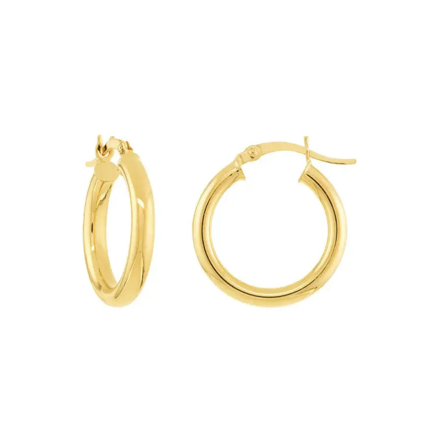Geometric Classic Hoop Earrings