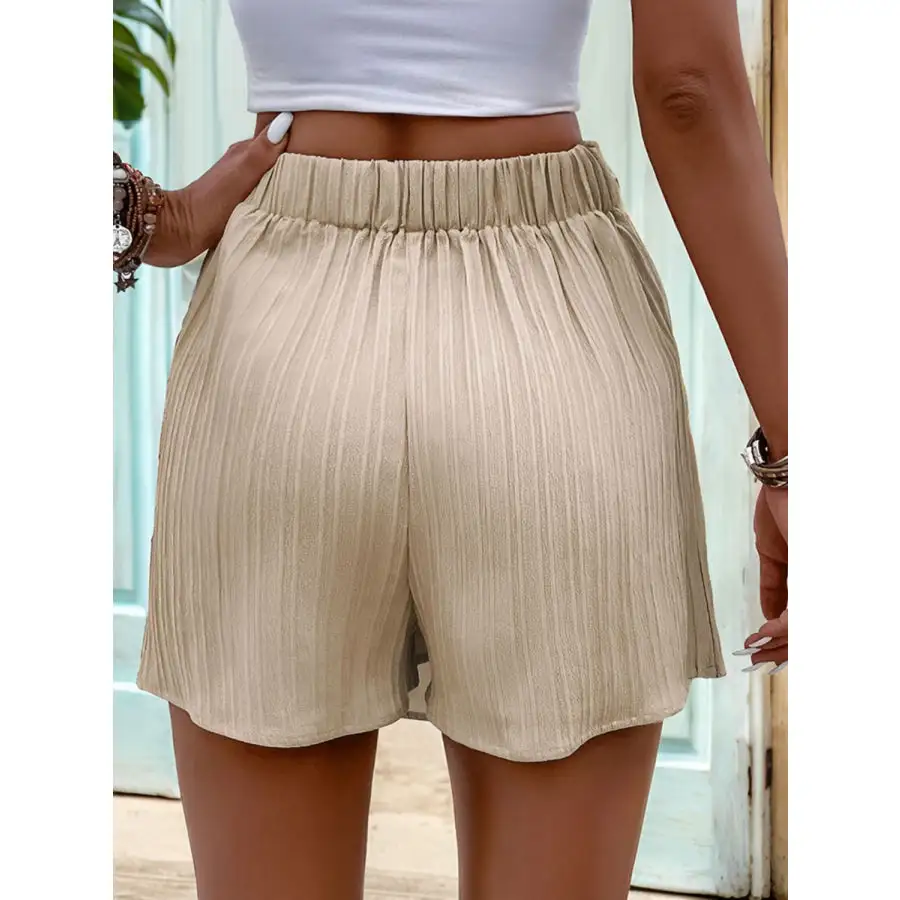 Twisted High Waist Skort Skirt