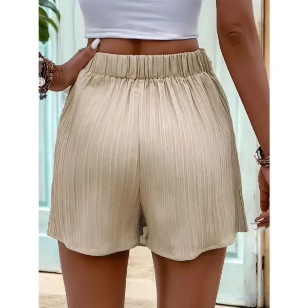 Twisted High Waist Skort Skirt