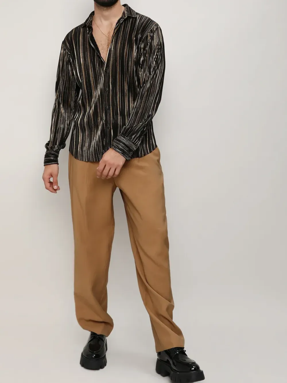 Full Sleeve Casual Style Textured Shirt