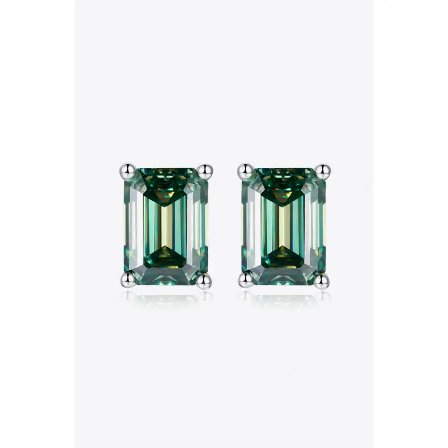 Moissanite Stud Earrings in