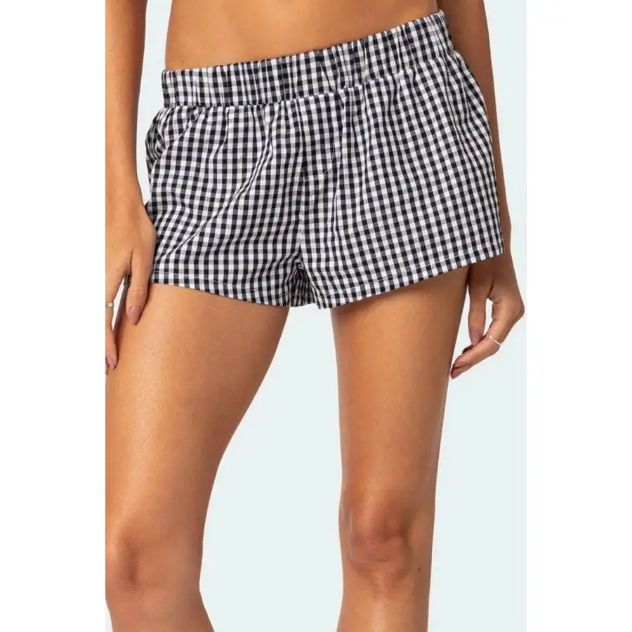 Relaxed Elastic Waist Shorts