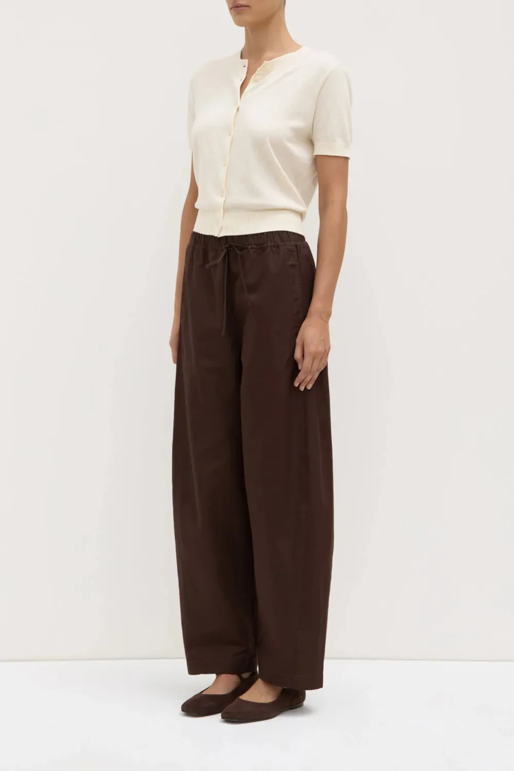 Elastic Waistband Pants