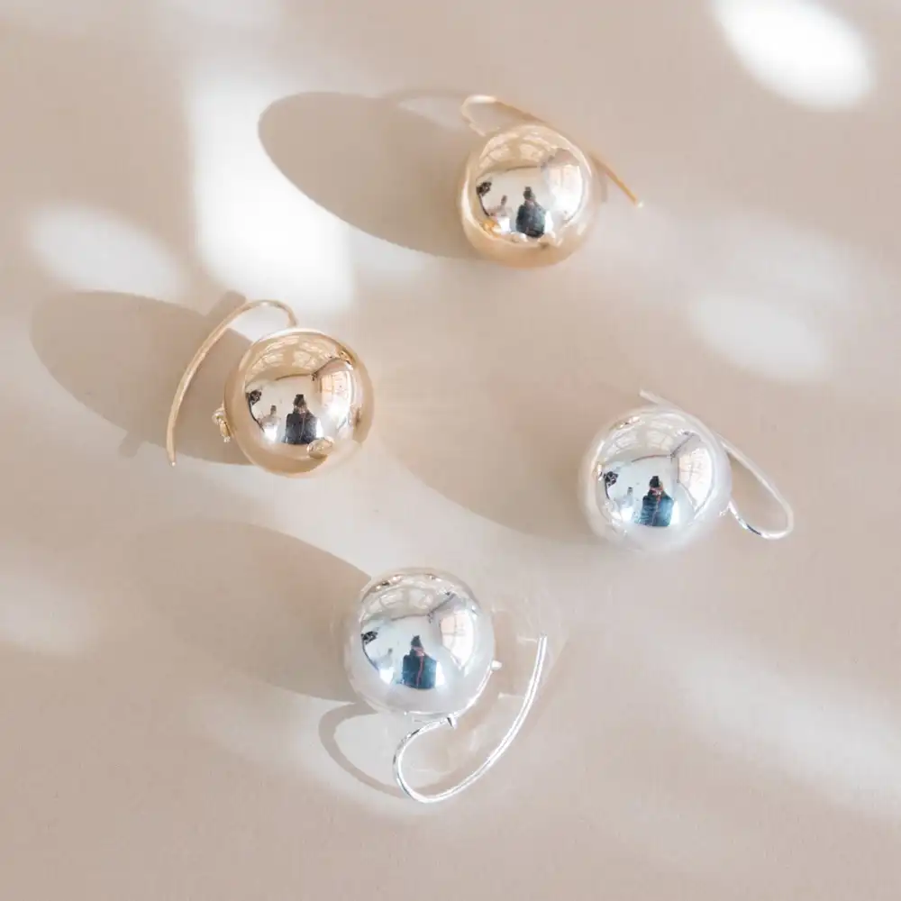 Sphere Drop Earrings
