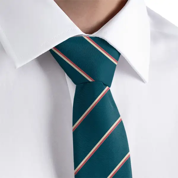 Refined Stripe Motif Necktie
