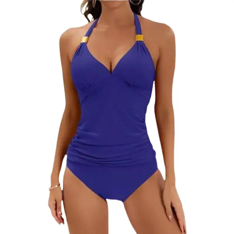 Tankini Swim Set With Shorts Soft Drape